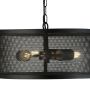 TAKLAMPA SEARCHLIGHT FISHNET 3L PENDEL SVART