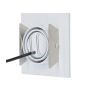 DOWNLIGHT NESIGN LSP LED KVADRAT 4W 80MM VIT