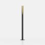 GOLVLAMPA EGLO BARBOTTO LED SVART/GULD