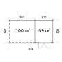 STUGA PALMAKO ELLA  6,9+10M² 