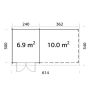 STUGA PALMAKO ELLA  6,9+10M² 