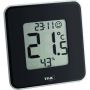 TERMOHYGROMETER TFA DIGITAL SVART/SILVER