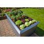 PLANTERINGSLÅDA GALVANISERAD 212CM SVART