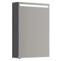 SPEGELSKÅP SCANBAD TOP GRÅ MATT 50CM