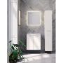 BADRUMSMÖBEL CAMARGUE FRI MED SPEGEL VIT 60CM