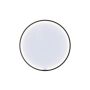 SPEGEL SCANBAD MOON MED BELYSNING Ø75CM SVART