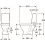 TOALETT GUSTAVSBERG SKANDIC 6410 INKL STANDARDSITS