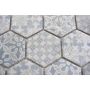 MOSAIK CURIO HEXAGON BLUE PRIS PER ARK