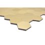 MOSAIK MOVE HEXAGON GULD SJÄLVHÄFTANDE 28X29CM PRIS PER ARK