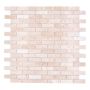 MOSAIK STONE BRIC NATUR TRAVERTIN BEIGE SJÄLVHÄFTANDE 30X30,5X0,4CM PRIS PER ARK 