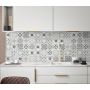 MOSAIK KRISTALL RETRO VIT/SVART 30X30CM PRIS PER ARK
