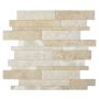 MOSAIK WELSCHEIT PEEL STONEOPTIC LIMESTONE BROWN/GOLD SJÄLVHÄFTANDE MATT PRIS PER ARK 