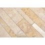 MOSAIK WELSCHEIT PEEL STONEOPTIC LIMESTONE BROWN/GOLD SJÄLVHÄFTANDE MATT PRIS PER ARK 