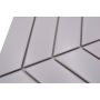 MOSAIK CHEVRON UNI VIT MATT 31,8X22,4X0,6CM PRIS PER ARK