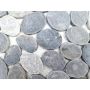 MOSAIK WELSCHEIT PEBBLE SLICED MOON STONE ASH GREY MATT PRIS PER ARK