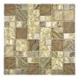 MOSAIK ROMAN GLAS/STEN MIX BEIGE/BRUN 30X30X0,8CM PRIS PER ARK