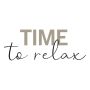 TAVLA REINDERS TIME TO RELAX SLIM WOOD FRAME 30X40CM