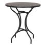CAFÉBORD SUNFUN MOSAIK 70CM BRUN/SVART