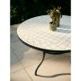LOUNGEBORD SUNFUN MOSAIK 80X40CM SVART/VIT