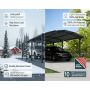 CARPORT CANOPIA ARCADIA 18,5M² GRÅ
