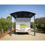 CARPORT CANOPIA ALPINE 32M² GRÅ