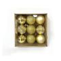 JULGRANSKULOR 6CM GULD 9-PACK