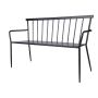 SOFFA SUNFUN SARA METALL 140X88X55CM SVART