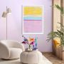 TAVLA REINDERS COLOURFUL SQUARES WHITE 50X70CM