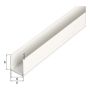 U-PROFIL GAH ALBERTS PVC 10X10X1000MM VIT
