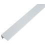 VINKELPROFIL GAH ALBERTS PVC SILVER 1X25X15X1000MM