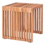 SIDOBORD HOUSE NORDIC CIELO TEAK 40X40X40CM NATUR