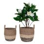 FÖRVARINGSKORG HOUSE NORDIC LEILANI 2-PACK NATUR