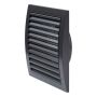 VENTILGALLER EUROPLAST ND12 190X190MM Ø125MM ANTRACIT