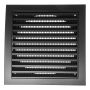 VENTILGALLER EUROPLAST ND12 190X190MM Ø125MM ANTRACIT