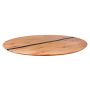 BORDSSKIVA RUSTIK EK OLJAD RUND POSTFORMAD Ø26X1200MM