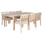 FÅTÖLJ SUNFUN INGMARSÖ ACACIA NATUR/BEIGE 