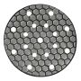 DIAMANTSLIPPAPPER KONKRAL K200 17 HÅL 150MM