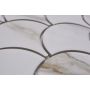 MOSAIK CALACATTA FAN PRIS PER ARK