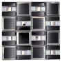 MOSAIK WELSCHEIT DIAMOND MIX BLACK BLANK 0,09M²/KRT