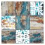 MOSAIK WELSCHEIT PLANET BEIGE/PETROL MATT 0,089M²/KRT