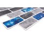 MOSAIK WELSCHEIT IMPROVE MIX GREY/BLUE BLANK 0,084 M²/KRT 