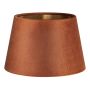 LAMPSKÄRM HOME SWEET HOME SAMMET 20CM BRUN/GULD