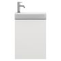 TVÄTTSTÄLLSSKÅP SVEDBERGS BLOC VIT 45X25CM