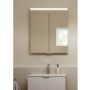 SPEGELSKÅP SVEDBERGS BLOC LED UTTAG VIT 60CM