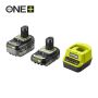 BATTERIKIT RYOBI RC18120-242X ONE+ 18V 1X4.0AH + 1X2.0AH