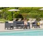 LOUNGESET TOOMAX MATILDE 5-SITS SVART