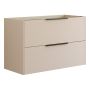 TVÄTTSTÄLLSSKÅP SCANBAD NOW 2 LÅDOR SLÄT SAND MATT 100CM