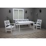 SOFFA BALTIC GARDEN EUROPE 3-SITS VIT