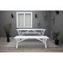 BÄNK BALTIC GARDEN SCOTTSDALE 140X44X39CM VIT