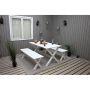 BÄNK BALTIC GARDEN SCOTTSDALE 140X44X39CM VIT